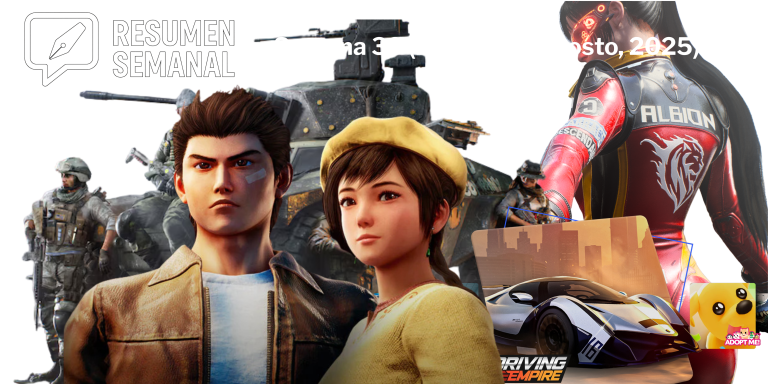 Resumen Semanal de Videojuegos – Semana 33 (12 al 18 de agosto, 2025)